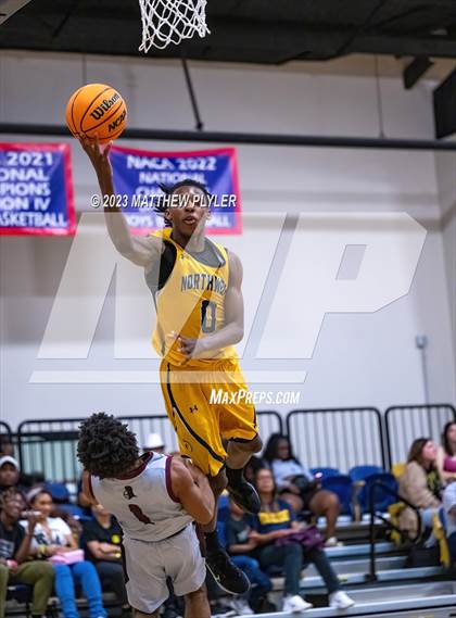 Thumbnail 2 in Living Water Christian vs. Northwood Temple Academy (Veterans Showcase) photogallery.