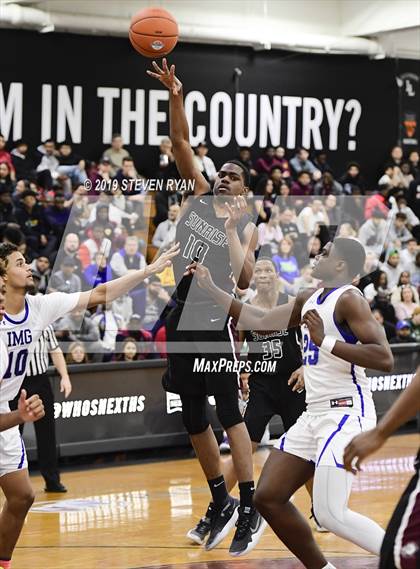 Thumbnail 2 in IMG Academy vs. Sunrise Christian (GEICO National Tournament Quarterfinal) photogallery.