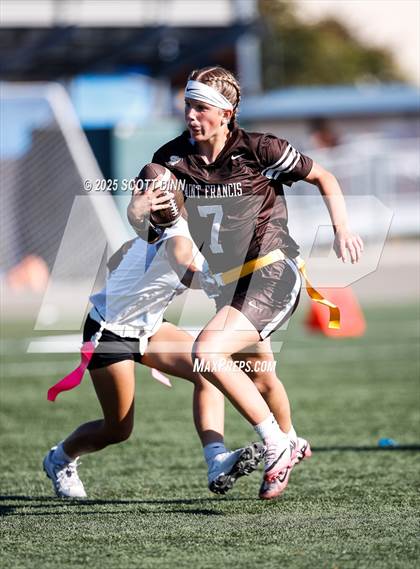 Thumbnail 1 in Saint Francis vs Branham (Milpitas Flag Football Invitational) photogallery.