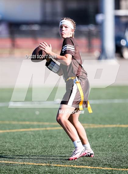 Thumbnail 2 in Saint Francis vs Branham (Milpitas Flag Football Invitational) photogallery.