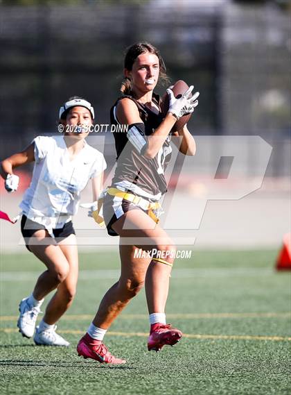 Thumbnail 3 in Saint Francis vs Branham (Milpitas Flag Football Invitational) photogallery.