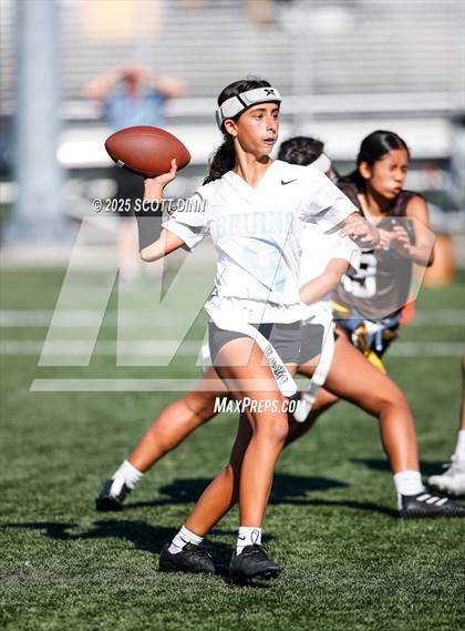 Thumbnail 3 in Saint Francis vs Branham (Milpitas Flag Football Invitational) photogallery.