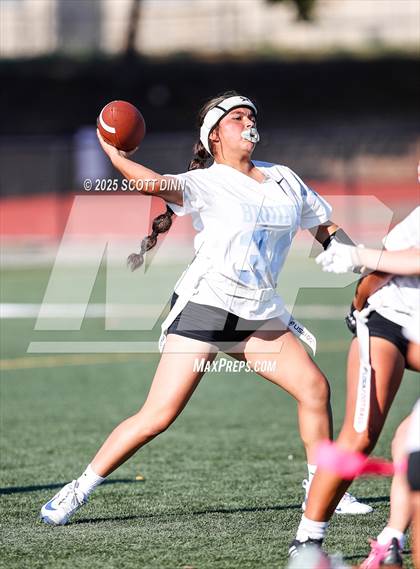 Thumbnail 1 in Saint Francis vs Branham (Milpitas Flag Football Invitational) photogallery.