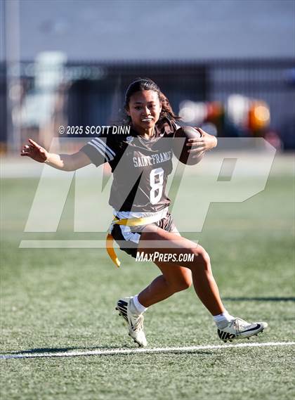 Thumbnail 1 in Saint Francis vs Branham (Milpitas Flag Football Invitational) photogallery.