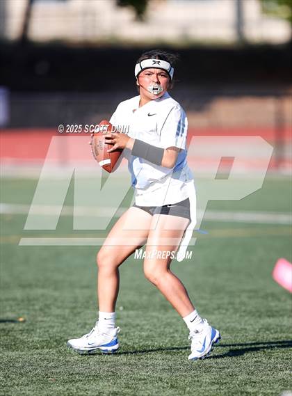Thumbnail 3 in Saint Francis vs Branham (Milpitas Flag Football Invitational) photogallery.