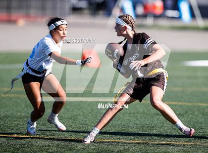 Thumbnail 3 in Saint Francis vs Branham (Milpitas Flag Football Invitational) photogallery.
