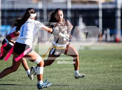 Thumbnail 1 in Saint Francis vs Branham (Milpitas Flag Football Invitational) photogallery.