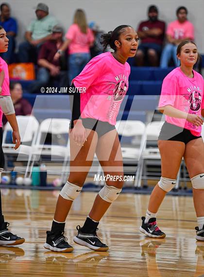 Thumbnail 3 in Mumford vs Milano (UIL Volleyball 2A D2 Bi-District) photogallery.