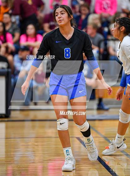 Thumbnail 1 in Mumford vs Milano (UIL Volleyball 2A D2 Bi-District) photogallery.