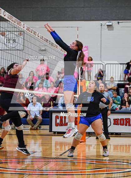 Thumbnail 2 in Mumford vs Milano (UIL Volleyball 2A D2 Bi-District) photogallery.