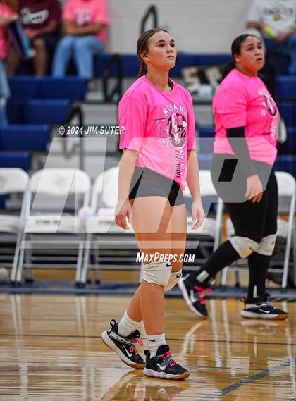 Thumbnail 2 in Mumford vs Milano (UIL Volleyball 2A D2 Bi-District) photogallery.