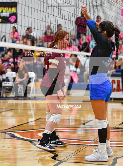 Thumbnail 2 in Mumford vs Milano (UIL Volleyball 2A D2 Bi-District) photogallery.