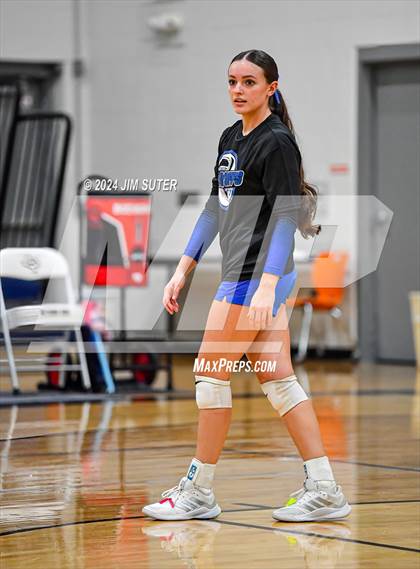 Thumbnail 3 in Mumford vs Milano (UIL Volleyball 2A D2 Bi-District) photogallery.