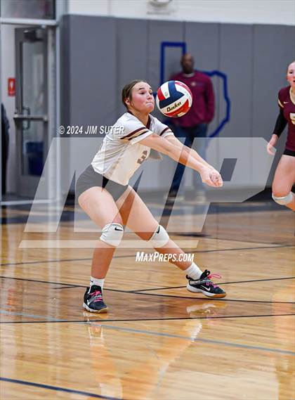 Thumbnail 2 in Mumford vs Milano (UIL Volleyball 2A D2 Bi-District) photogallery.