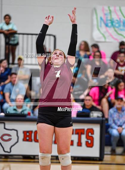 Thumbnail 2 in Mumford vs Milano (UIL Volleyball 2A D2 Bi-District) photogallery.