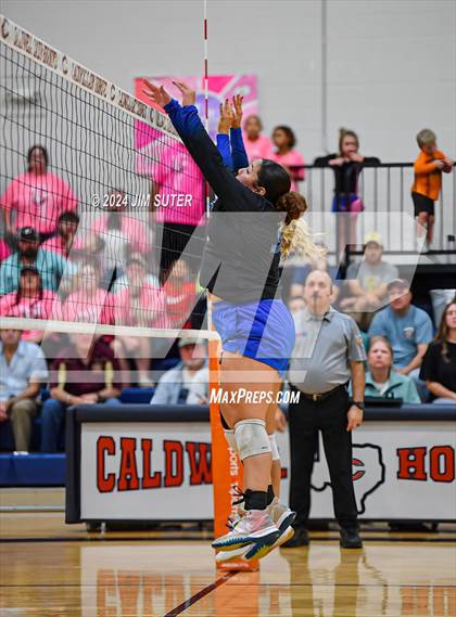 Thumbnail 3 in Mumford vs Milano (UIL Volleyball 2A D2 Bi-District) photogallery.
