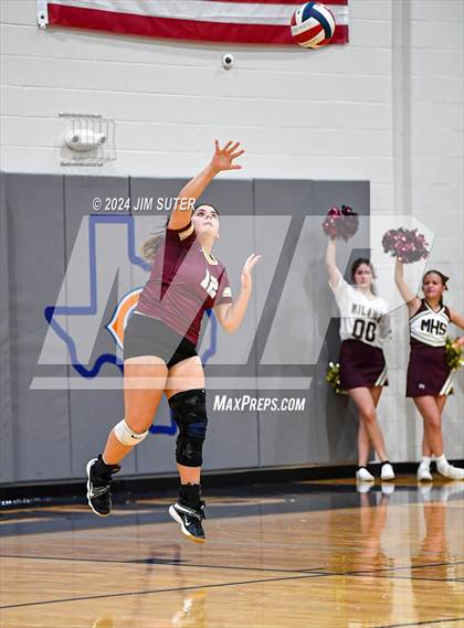 Thumbnail 2 in Mumford vs Milano (UIL Volleyball 2A D2 Bi-District) photogallery.