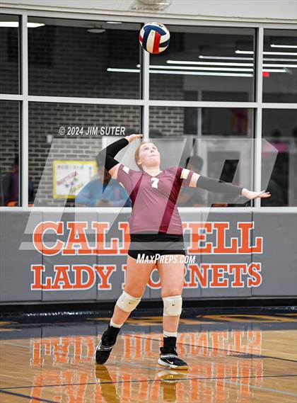 Thumbnail 3 in Mumford vs Milano (UIL Volleyball 2A D2 Bi-District) photogallery.
