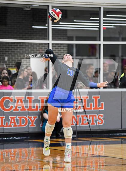 Thumbnail 2 in Mumford vs Milano (UIL Volleyball 2A D2 Bi-District) photogallery.