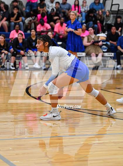 Thumbnail 3 in Mumford vs Milano (UIL Volleyball 2A D2 Bi-District) photogallery.