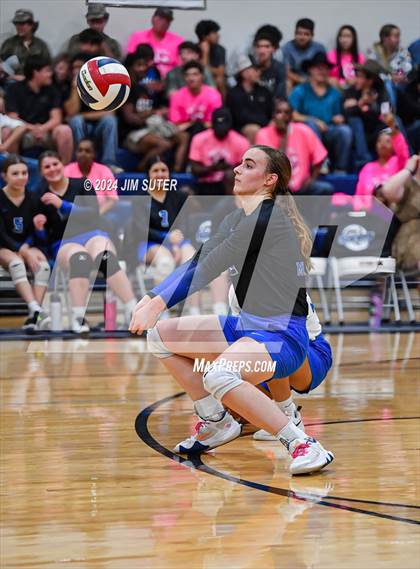 Thumbnail 2 in Mumford vs Milano (UIL Volleyball 2A D2 Bi-District) photogallery.