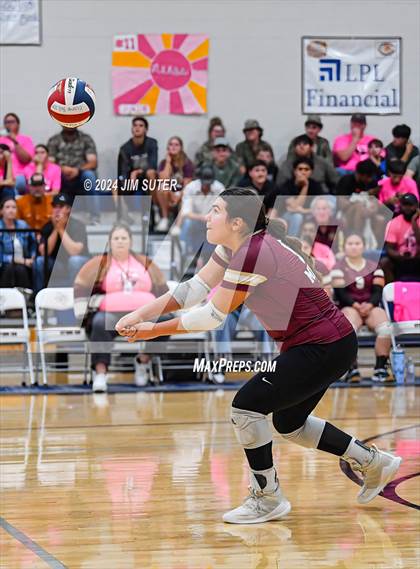 Thumbnail 1 in Mumford vs Milano (UIL Volleyball 2A D2 Bi-District) photogallery.