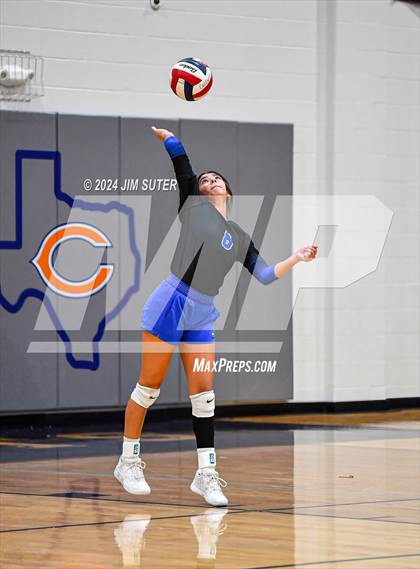 Thumbnail 2 in Mumford vs Milano (UIL Volleyball 2A D2 Bi-District) photogallery.