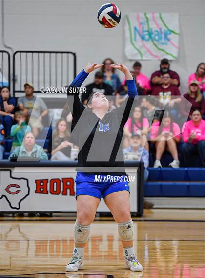 Thumbnail 2 in Mumford vs Milano (UIL Volleyball 2A D2 Bi-District) photogallery.