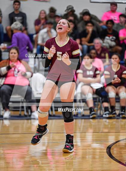 Thumbnail 3 in Mumford vs Milano (UIL Volleyball 2A D2 Bi-District) photogallery.
