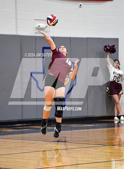 Thumbnail 1 in Mumford vs Milano (UIL Volleyball 2A D2 Bi-District) photogallery.