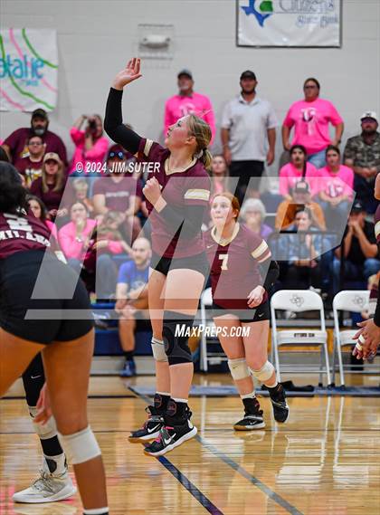 Thumbnail 1 in Mumford vs Milano (UIL Volleyball 2A D2 Bi-District) photogallery.