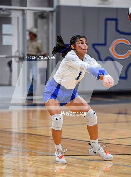 Thumbnail 2 in Mumford vs Milano (UIL Volleyball 2A D2 Bi-District) photogallery.
