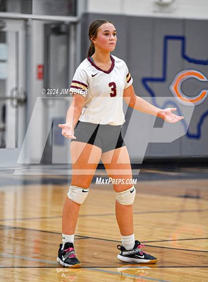 Thumbnail 1 in Mumford vs Milano (UIL Volleyball 2A D2 Bi-District) photogallery.