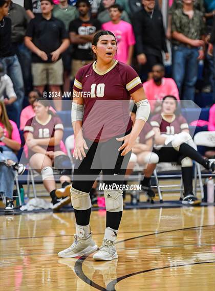 Thumbnail 2 in Mumford vs Milano (UIL Volleyball 2A D2 Bi-District) photogallery.