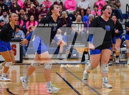 Thumbnail 3 in Mumford vs Milano (UIL Volleyball 2A D2 Bi-District) photogallery.
