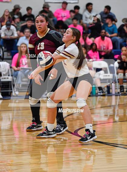 Thumbnail 1 in Mumford vs Milano (UIL Volleyball 2A D2 Bi-District) photogallery.