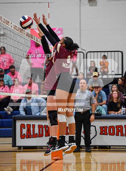 Thumbnail 2 in Mumford vs Milano (UIL Volleyball 2A D2 Bi-District) photogallery.
