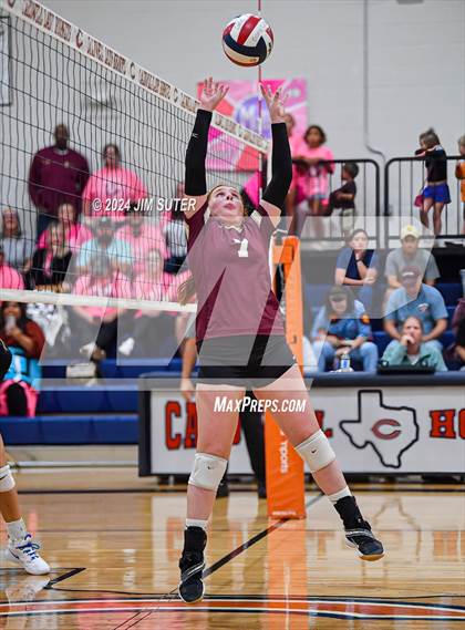 Thumbnail 2 in Mumford vs Milano (UIL Volleyball 2A D2 Bi-District) photogallery.