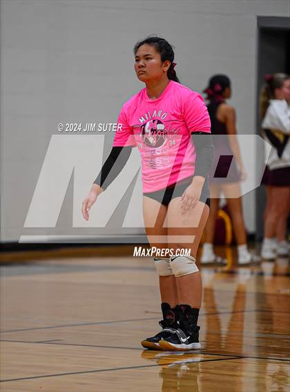 Thumbnail 1 in Mumford vs Milano (UIL Volleyball 2A D2 Bi-District) photogallery.