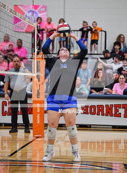 Thumbnail 2 in Mumford vs Milano (UIL Volleyball 2A D2 Bi-District) photogallery.