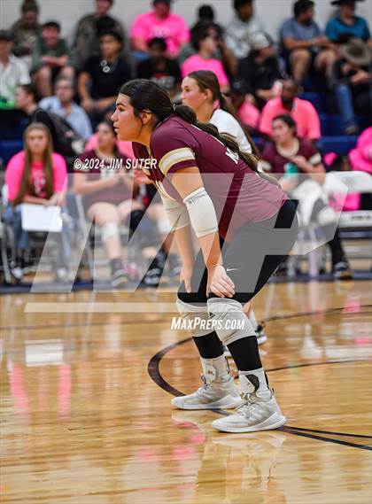 Thumbnail 3 in Mumford vs Milano (UIL Volleyball 2A D2 Bi-District) photogallery.