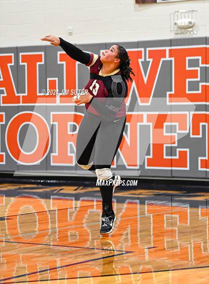 Thumbnail 2 in Mumford vs Milano (UIL Volleyball 2A D2 Bi-District) photogallery.