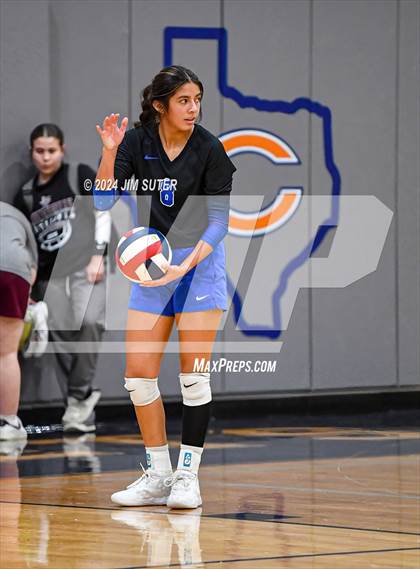 Thumbnail 2 in Mumford vs Milano (UIL Volleyball 2A D2 Bi-District) photogallery.