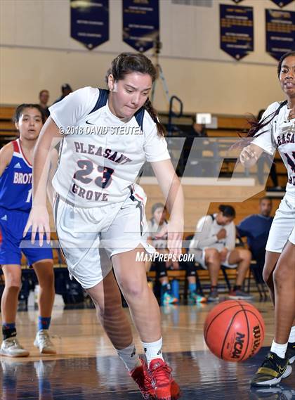 Thumbnail 1 in Christian Brothers vs. Pleasant Grove (Trojan Toss Up) photogallery.