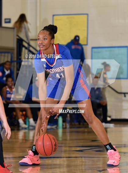 Thumbnail 3 in Christian Brothers vs. Pleasant Grove (Trojan Toss Up) photogallery.