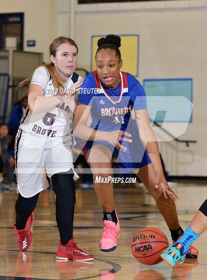 Thumbnail 1 in Christian Brothers vs. Pleasant Grove (Trojan Toss Up) photogallery.
