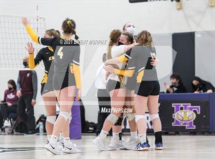 Thumbnail 2 in Thompson Valley vs. Berthoud (at Holy Family HS) photogallery.