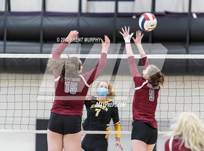 Thumbnail 2 in Thompson Valley vs. Berthoud (at Holy Family HS) photogallery.