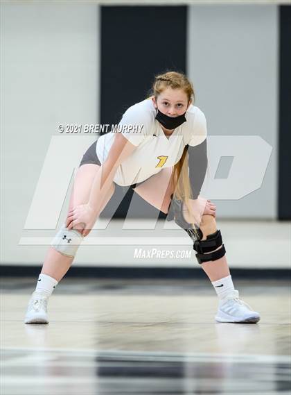 Thumbnail 3 in Thompson Valley vs. Berthoud (at Holy Family HS) photogallery.