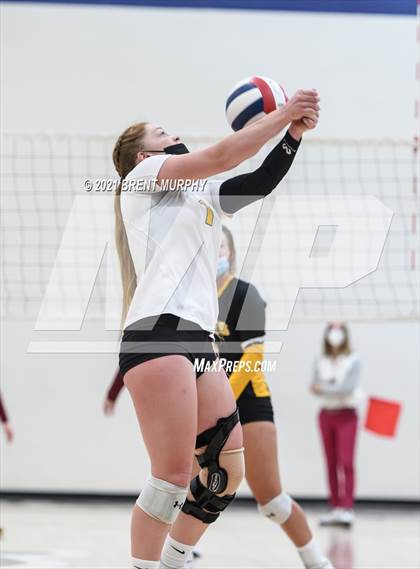 Thumbnail 3 in Thompson Valley vs. Berthoud (at Holy Family HS) photogallery.